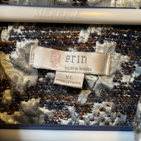 Vintage Metallic houndstooth Coat - Picture 5 of 8